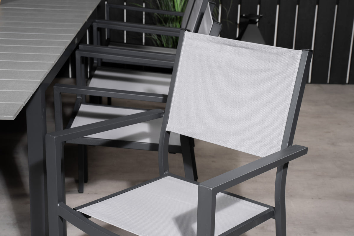 Venture Design Levels & Copacabana Matbord 160x100x75 + Matstolar