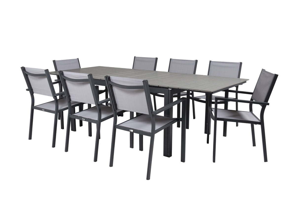 Venture Design Levels & Copacabana Matbord 160x100x75 + Matstolar