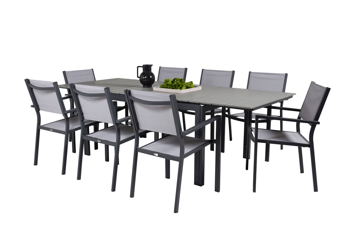 Venture Design Levels & Copacabana Matbord 160x100x75 + Matstolar