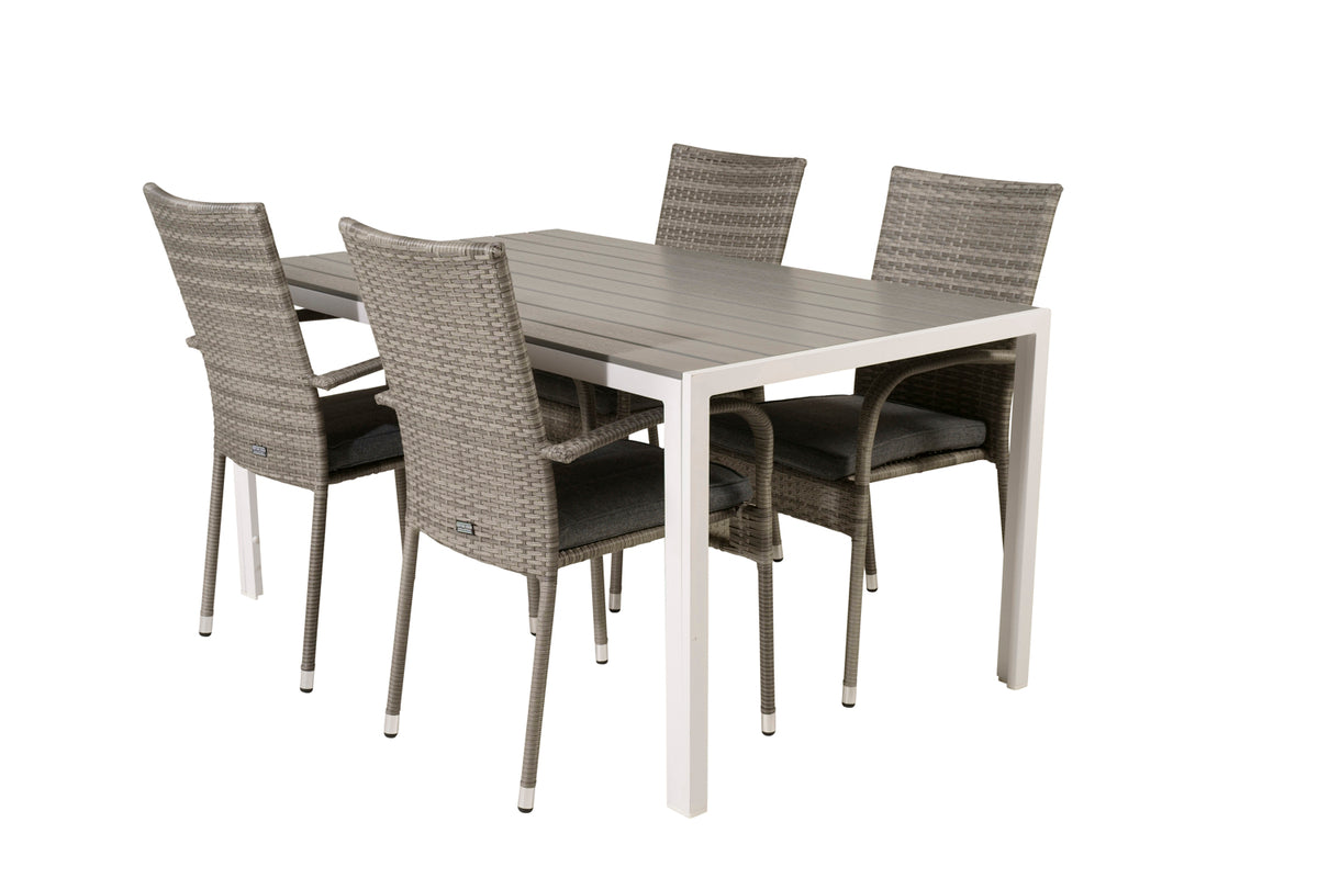 Venture Design Anna & Break Matstolar 2-pack Grå +