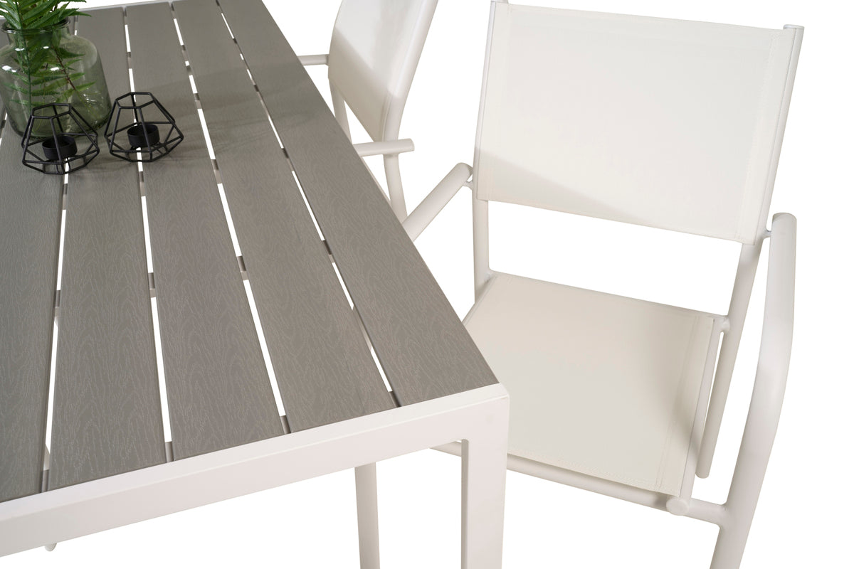 Venture Design Break | Santorini Matbord 150x90 + 4 matstolar