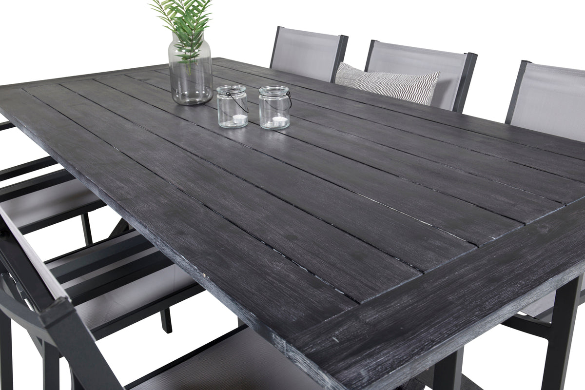 Venture Design Copacabana & Rives Matstolar + Matbord 200x100