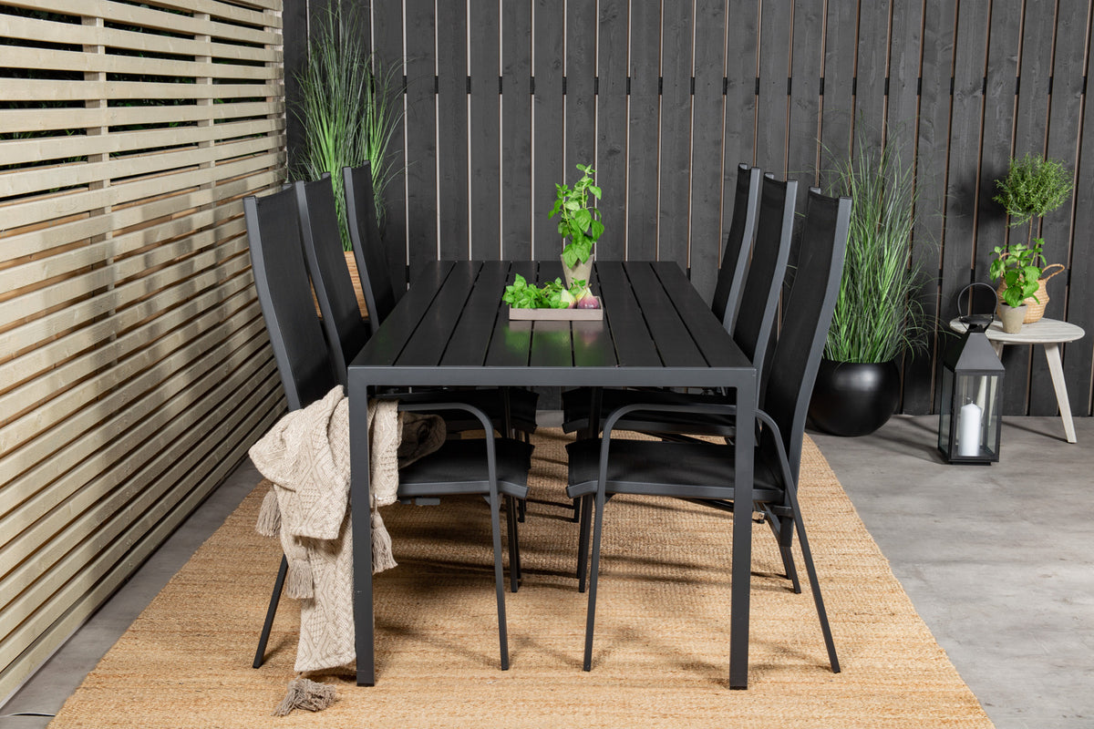 Venture Design Copacabana & Break Reclinerstolar 2-pack Svart +