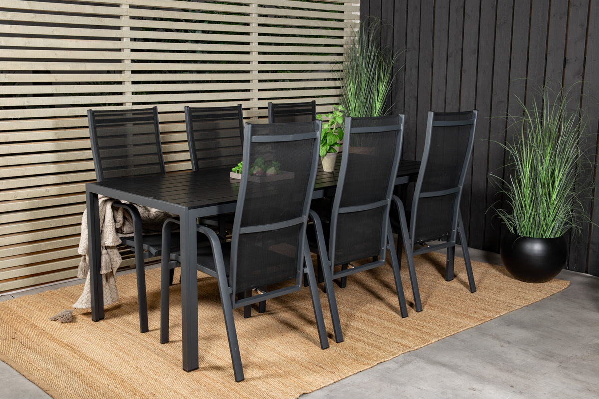 Venture Design Copacabana & Break Reclinerstolar 2-pack Svart +