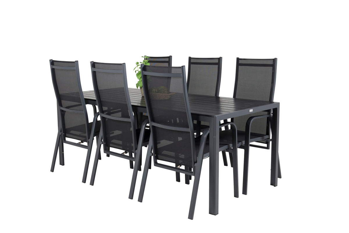 Venture Design Copacabana & Break Reclinerstolar 2-pack Svart +