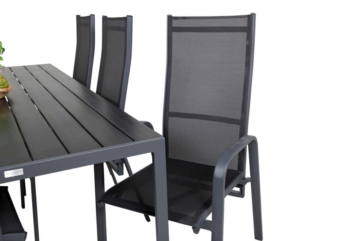 Venture Design Copacabana & Break Reclinerstolar 2-pack Svart +
