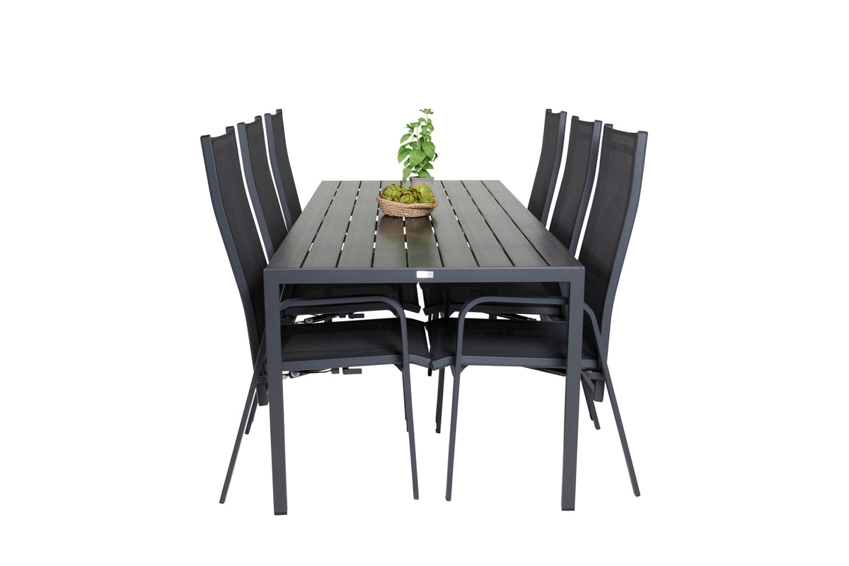 Venture Design Copacabana & Break Reclinerstolar 2-pack Svart +