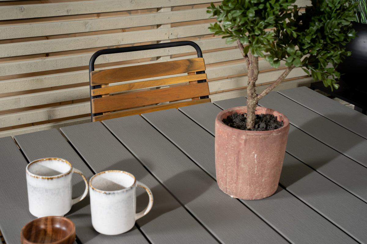 Venture Design Levels & Bois Matbord 160x100x75 + Matstolar Natur