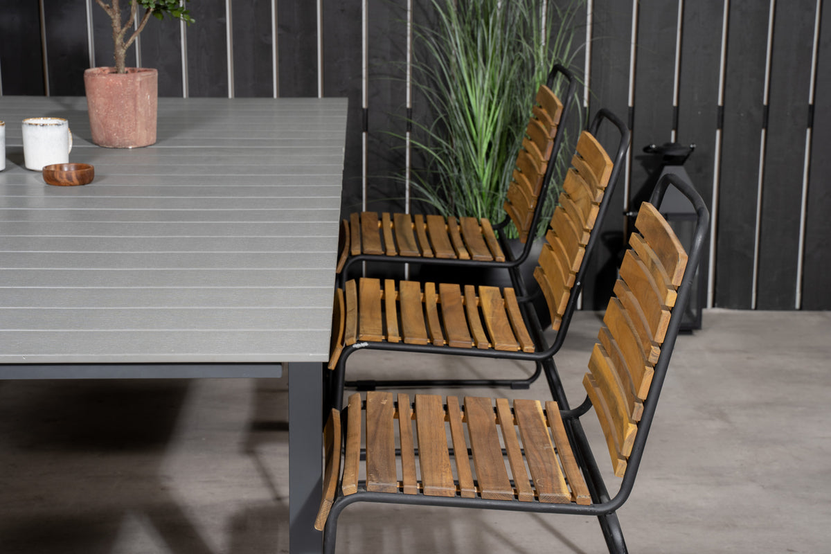 Venture Design Levels & Bois Matbord 160x100x75 + Matstolar Natur