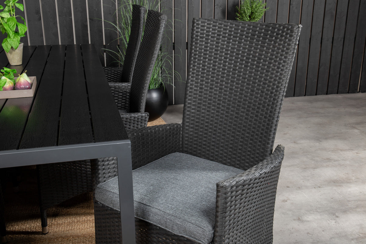 Venture Design Padova & Break Reclinerstolar 2-pack Svart +