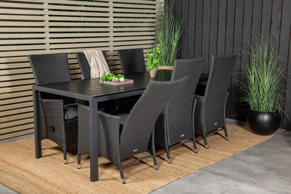 Venture Design Padova & Break Reclinerstolar 2-pack Svart +