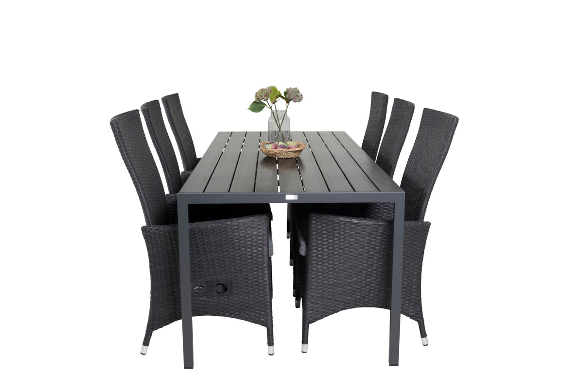 Venture Design Padova & Break Reclinerstolar 2-pack Svart +