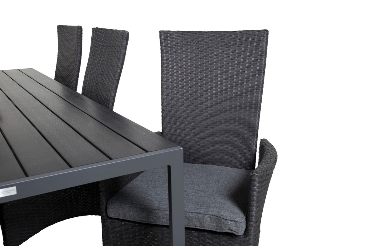 Venture Design Padova & Break Reclinerstolar 2-pack Svart +