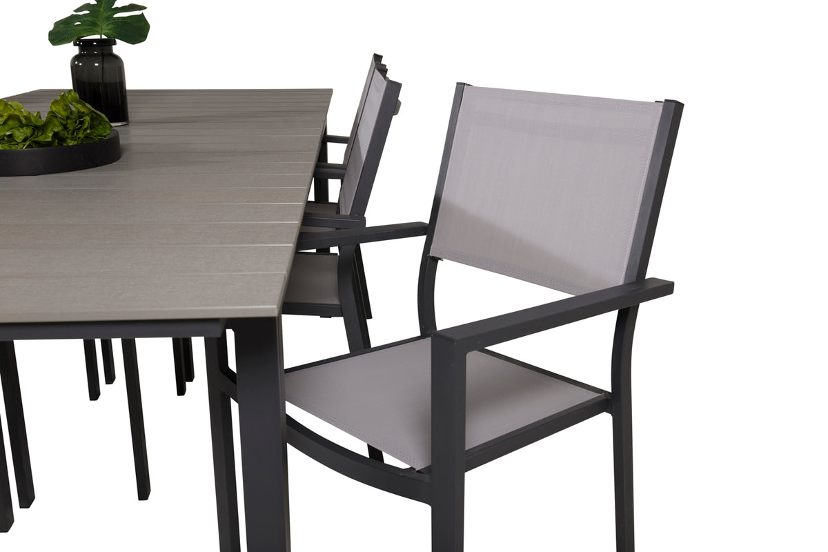 Venture Design Levels | Copacabana Matbord 224/324x100 + 6 matstolar