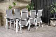 Venture Design Copacabana & Levels Reclinerstolar Grå + Matbord 229x100x75