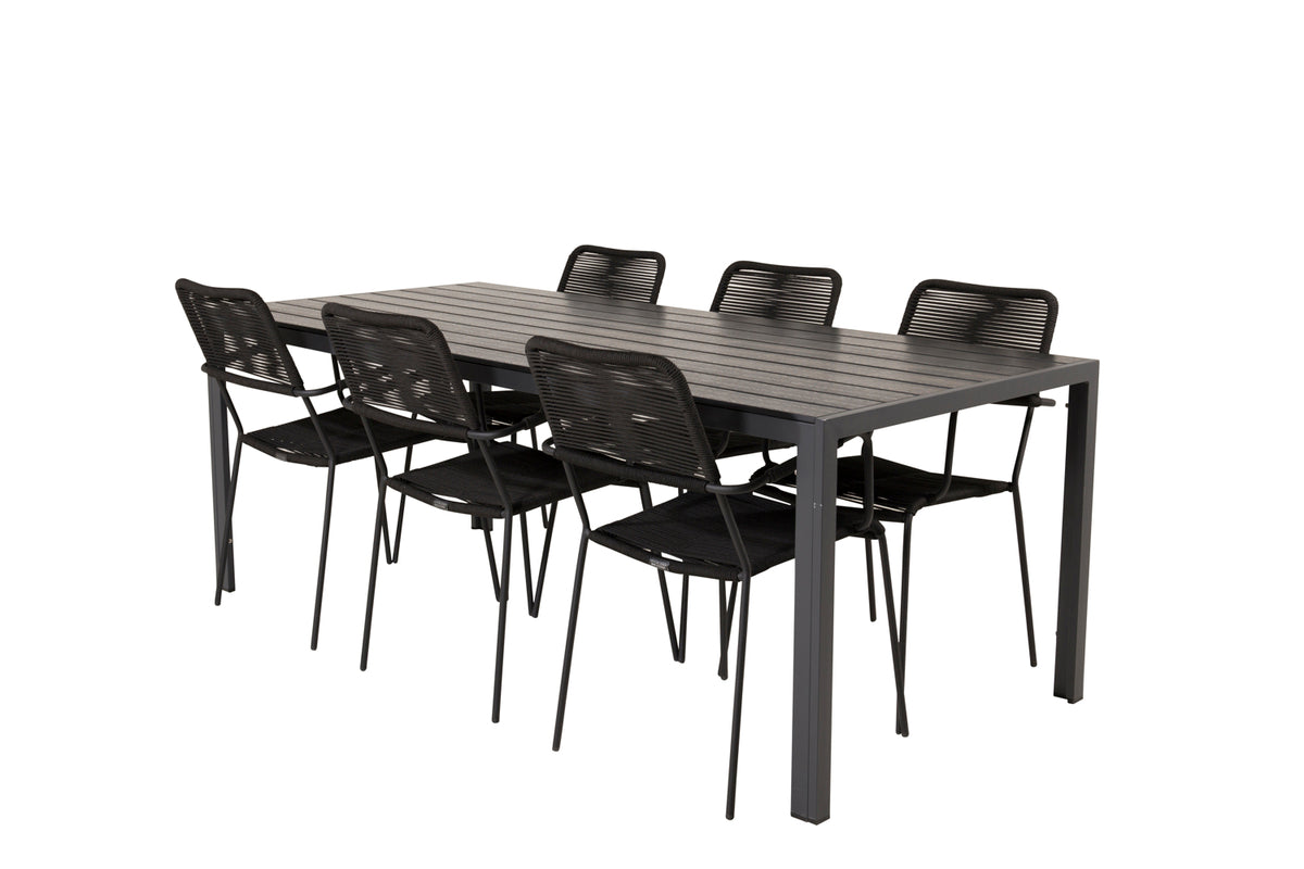 Venture Design Venture Home Lindos & Break Matstolar Svart +