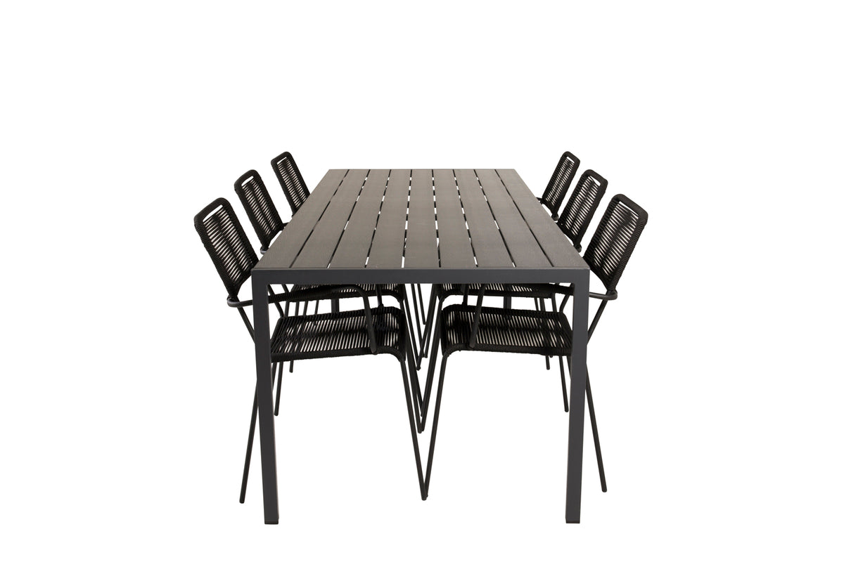 Venture Design Venture Home Lindos & Break Matstolar Svart +