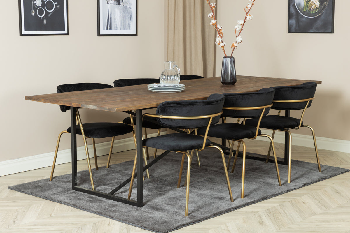 Venture Design Padang, Arrow Rektangulära Matgrupper