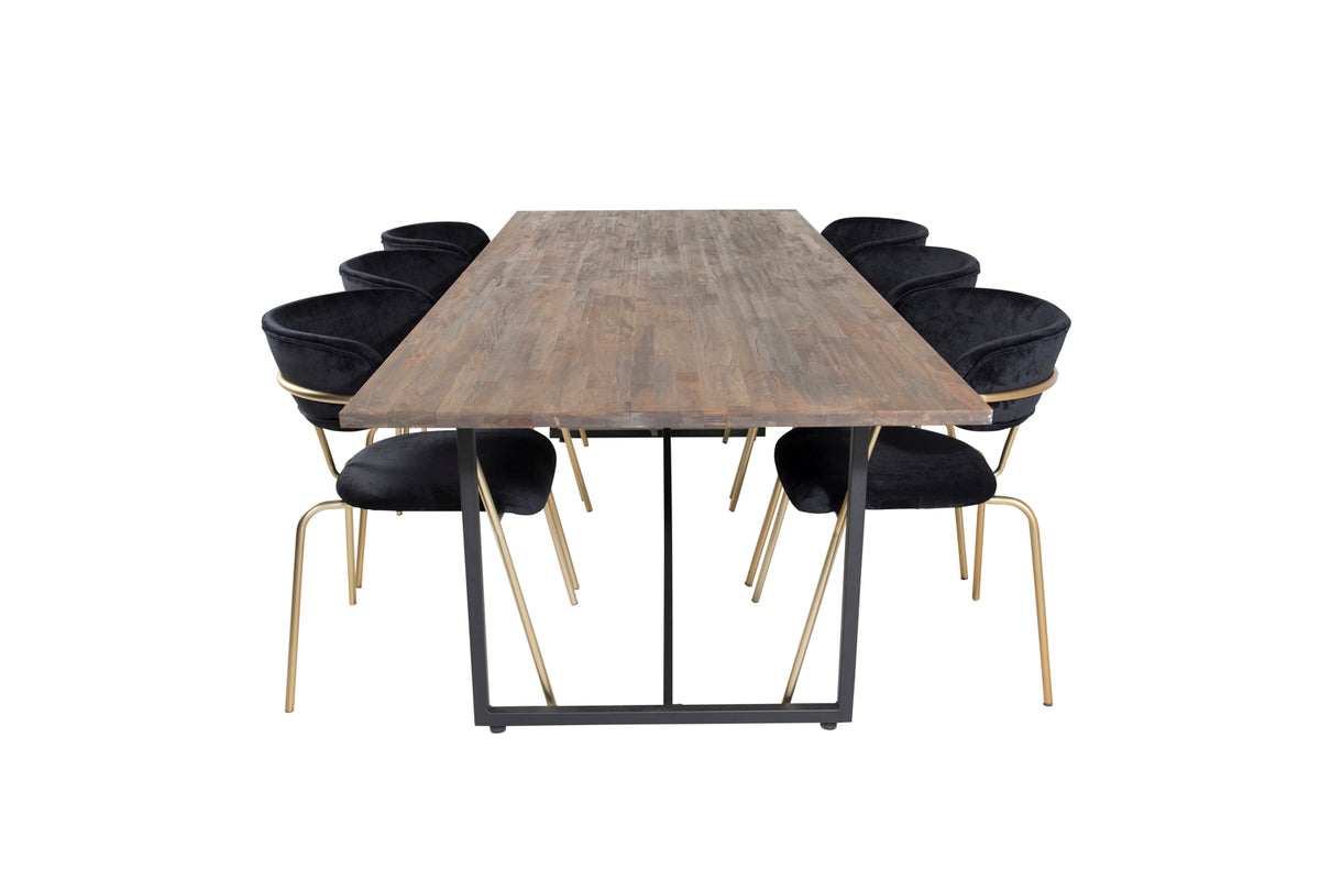 Venture Design Padang, Arrow Rektangulära Matgrupper