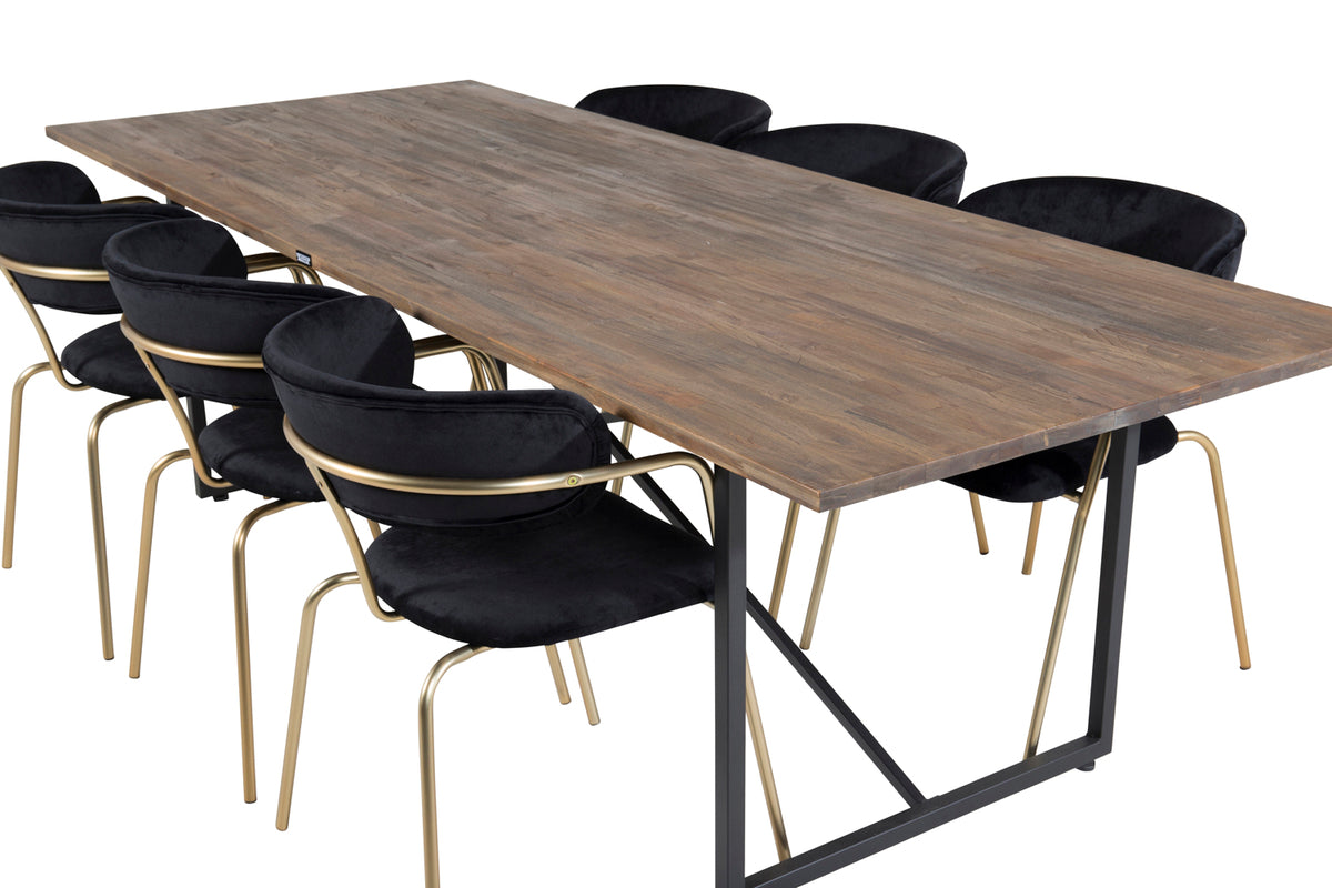 Venture Design Padang, Arrow Rektangulära Matgrupper