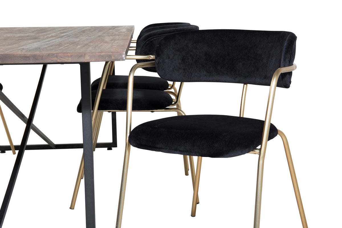 Venture Design Padang, Arrow Rektangulära Matgrupper