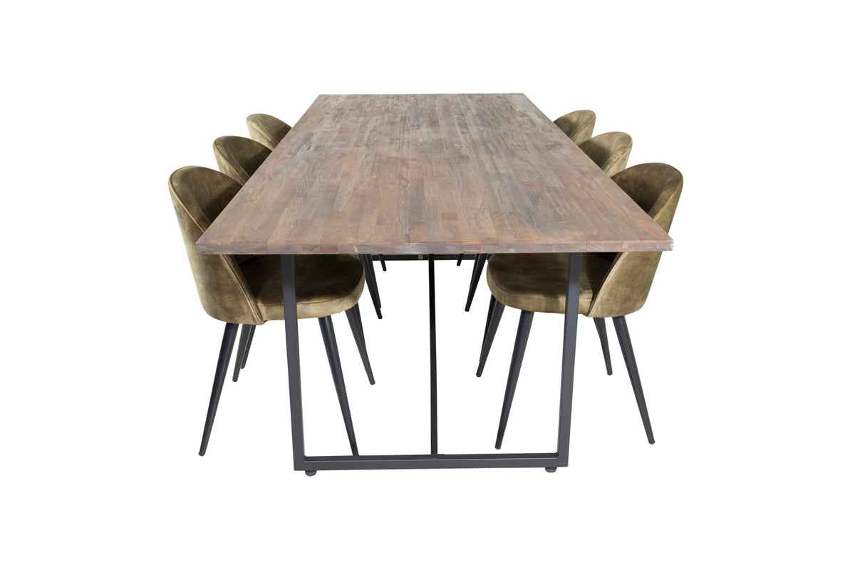 Venture Design Padang, Velvet Rektangulära Matgrupper