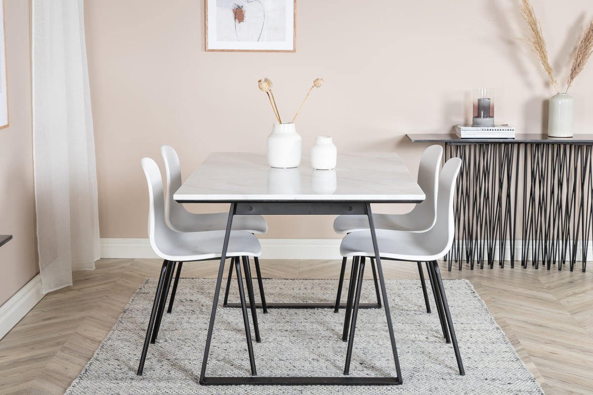 Venture Design Estelle, Arctic Rektangulära Matgrupper