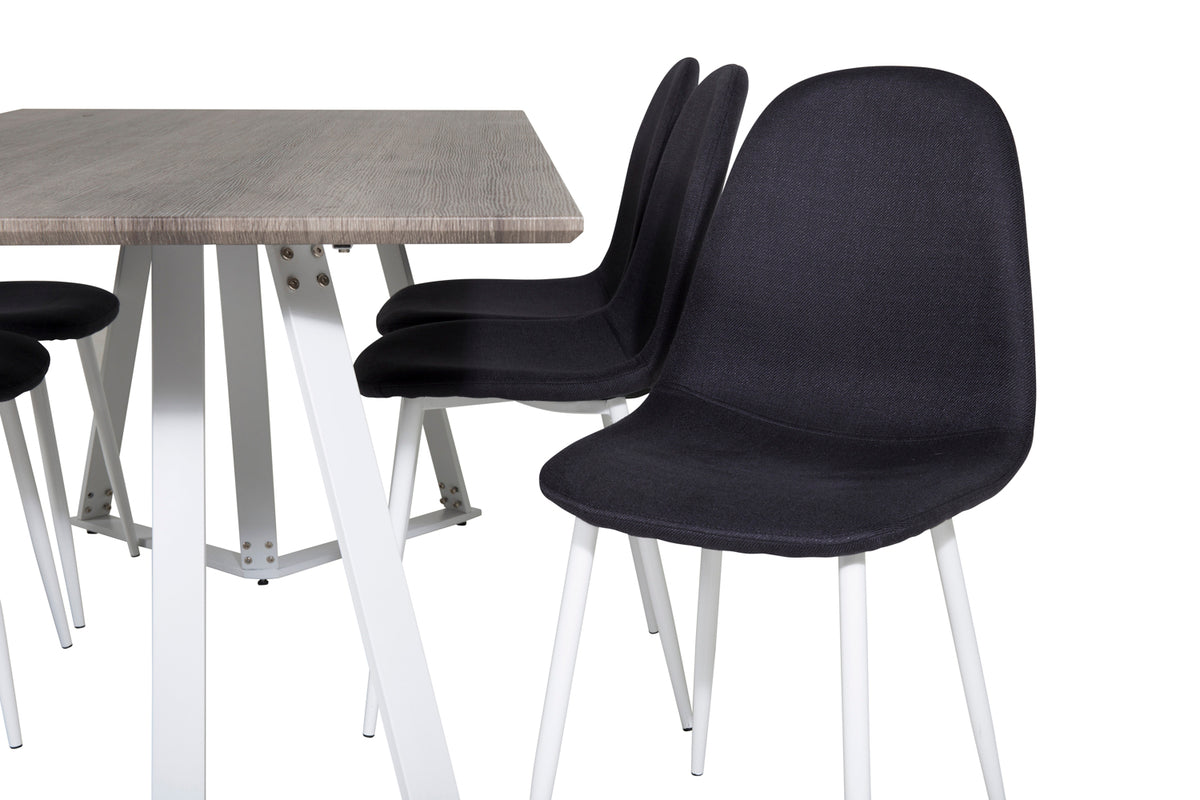 Venture Design Marina | Polar Matbord 180x90 + 6 matstolar