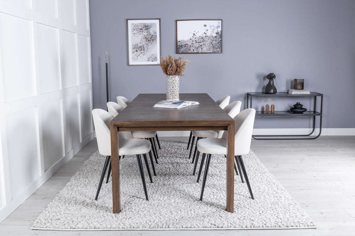 Venture Design Slider, Velvet Rektangulära Matgrupper