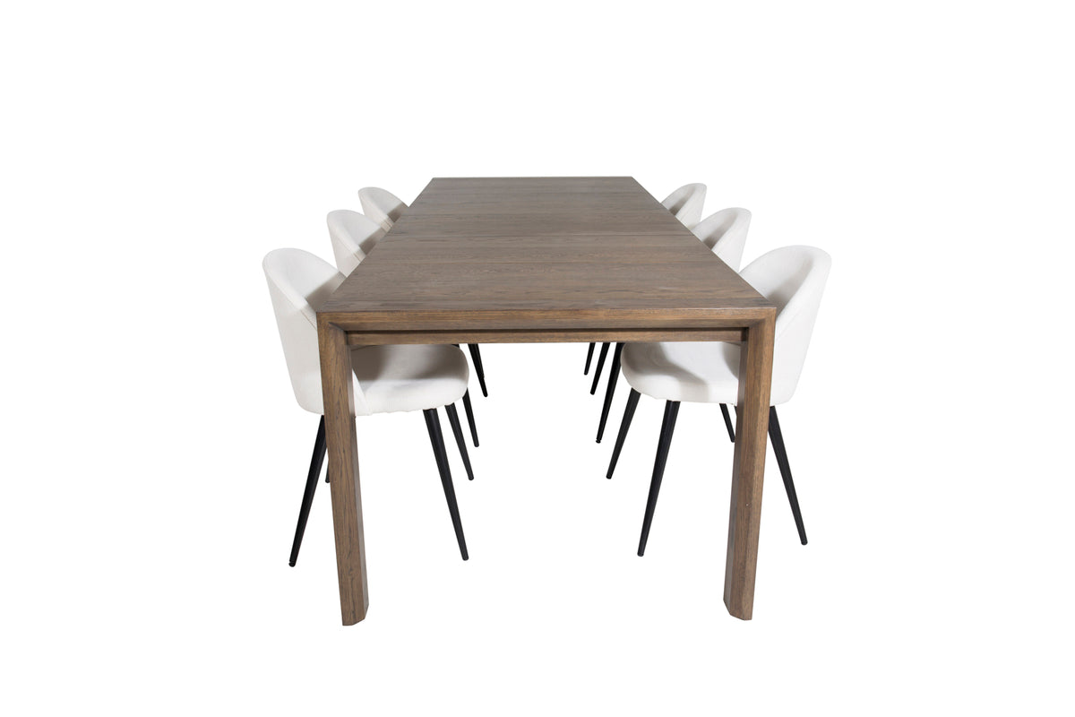 Venture Design Slider, Velvet Rektangulära Matgrupper