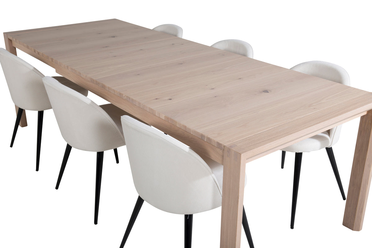 Venture Design Slider, Velvet Rektangulära Matgrupper