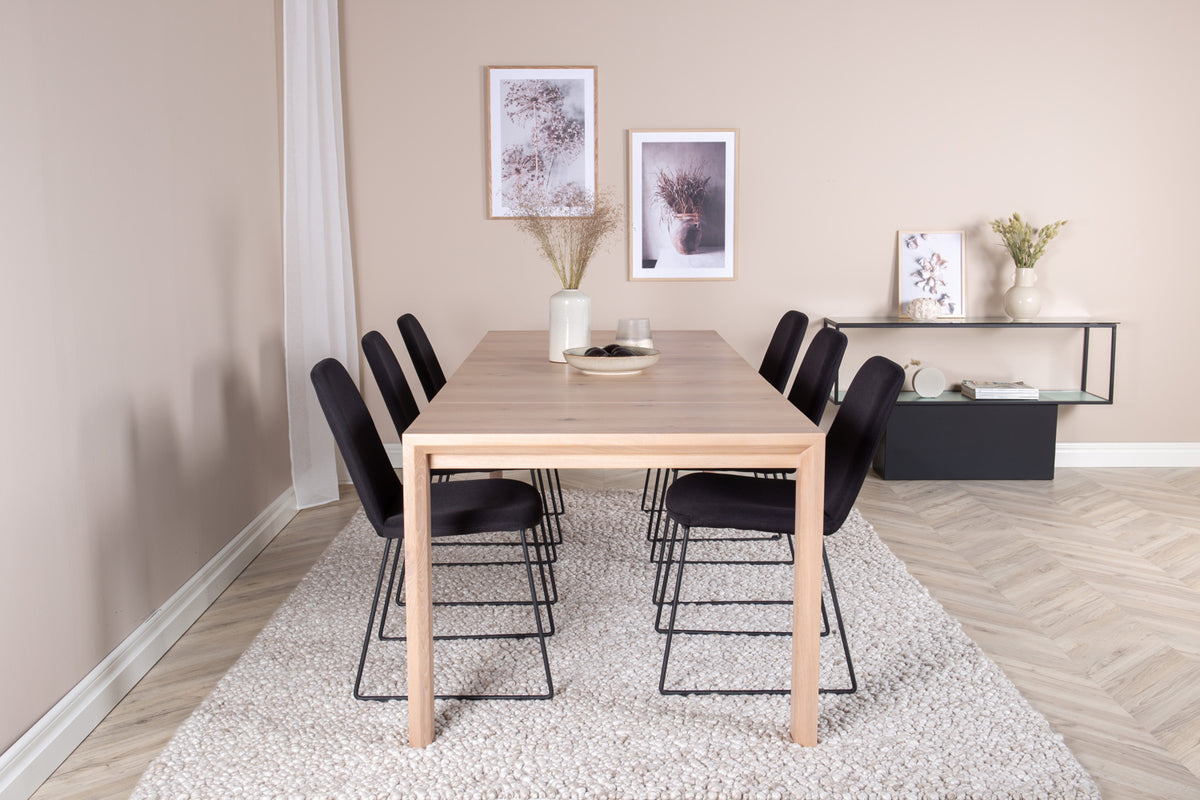 Venture Design Slider, Muce Rektangulära Matgrupper