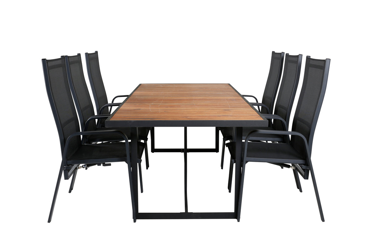 Venture Design Khung, Copacabana Matgrupper Svart Natur