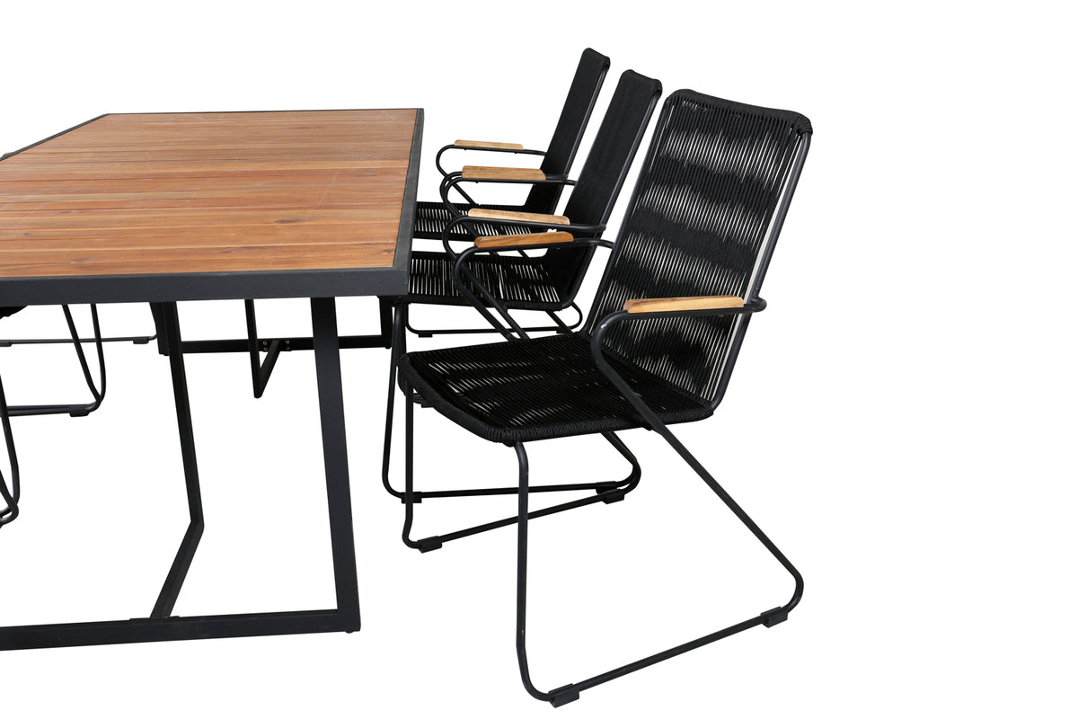 Venture Design Khung, Bois Matgrupper Svart Natur