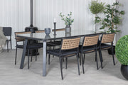 Venture Design Paola Matstolar Natur + Matbord 200x100