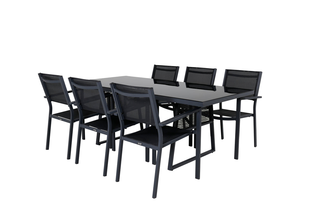 Venture Design Dallas, Copacabana Matgrupper Svart Svart
