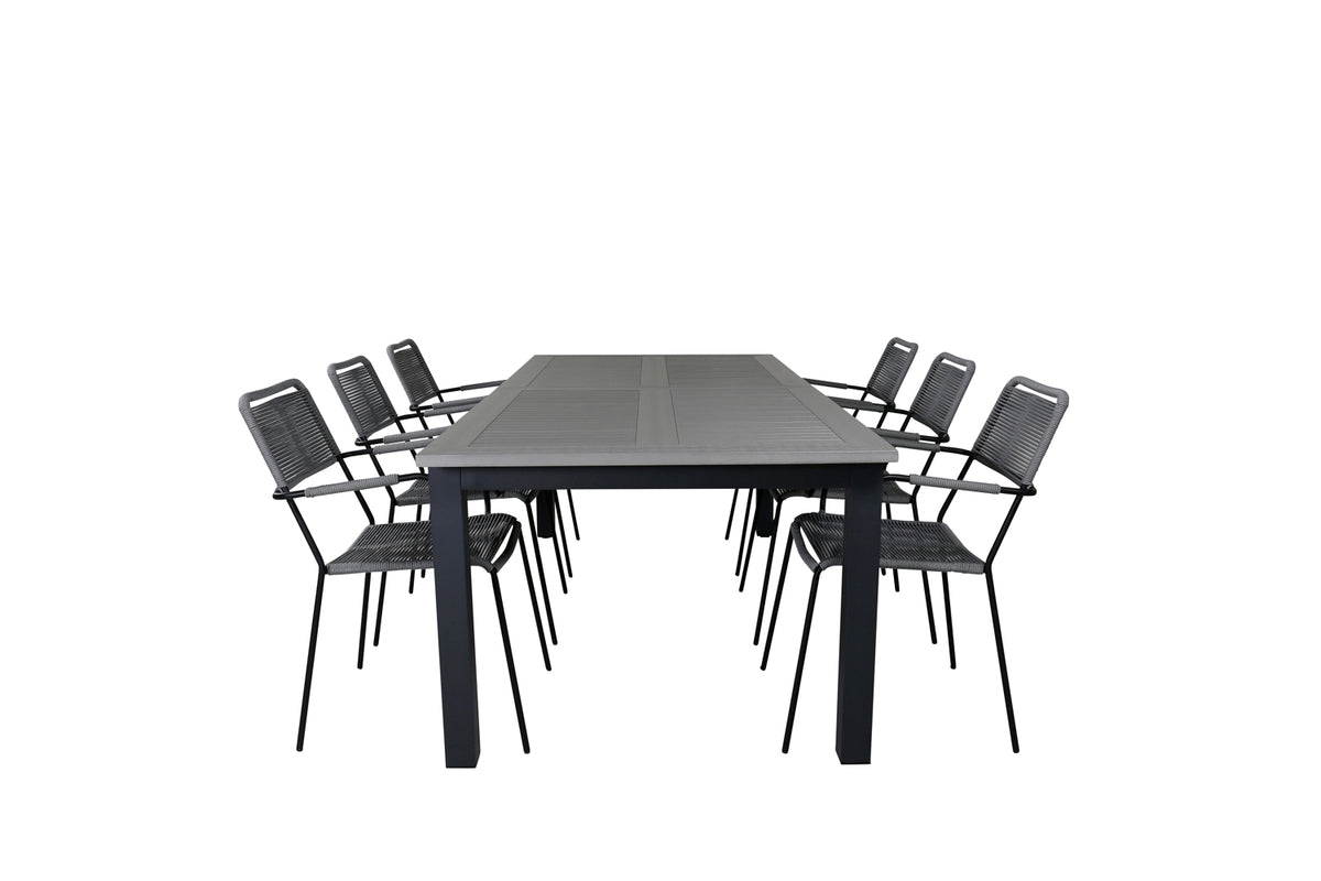 Venture Design Albany, Lindos Matgrupper Grå Mörkgrå