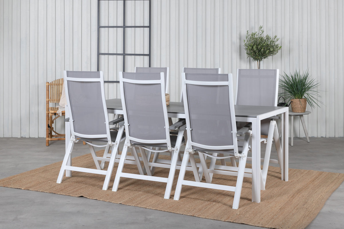 Venture Design Albany & Break Positionsstolar 2-pack Grå +