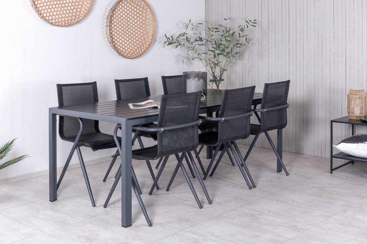 Venture Design Alina & Break Matstolar 6-pack Svart +