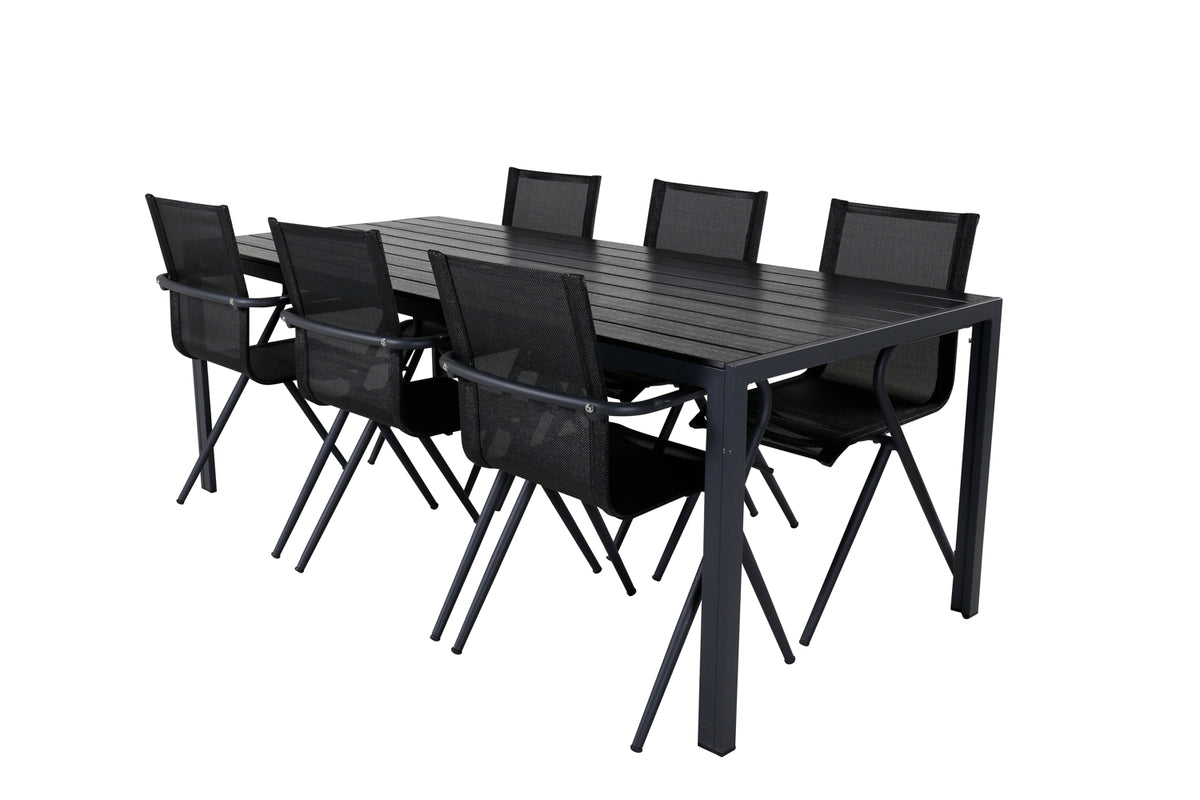 Venture Design Alina & Break Matstolar 6-pack Svart +