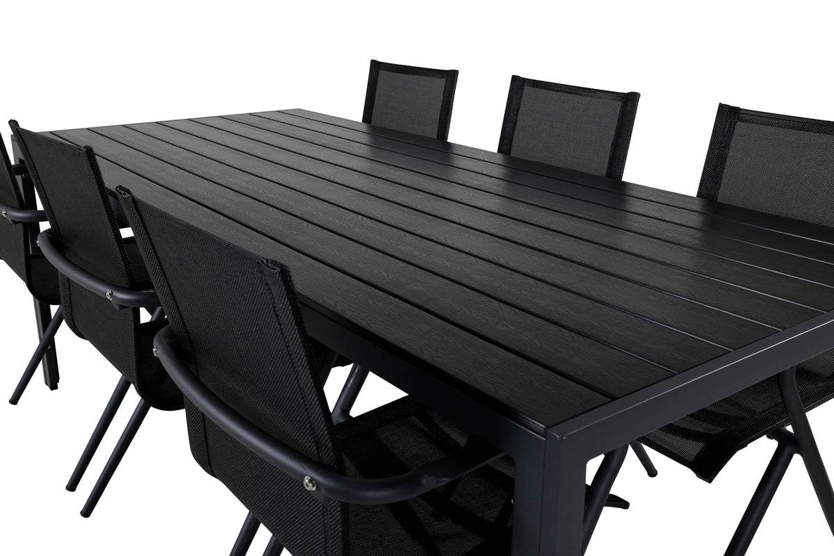 Venture Design Alina & Break Matstolar 6-pack Svart +