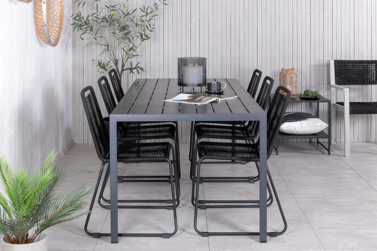 Venture Design Lindos & Break Matstolar 2-pack Svart +