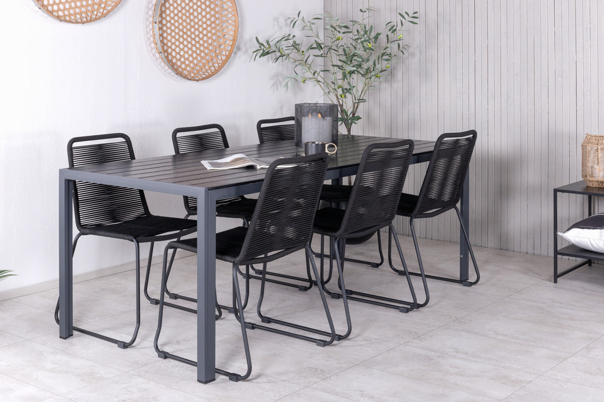 Venture Design Lindos & Break Matstolar 2-pack Svart +