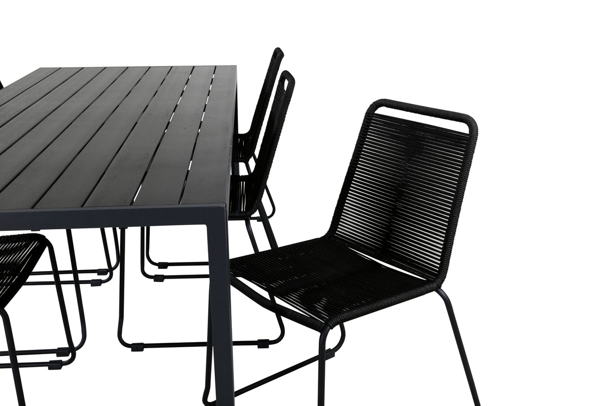 Venture Design Lindos & Break Matstolar 2-pack Svart +