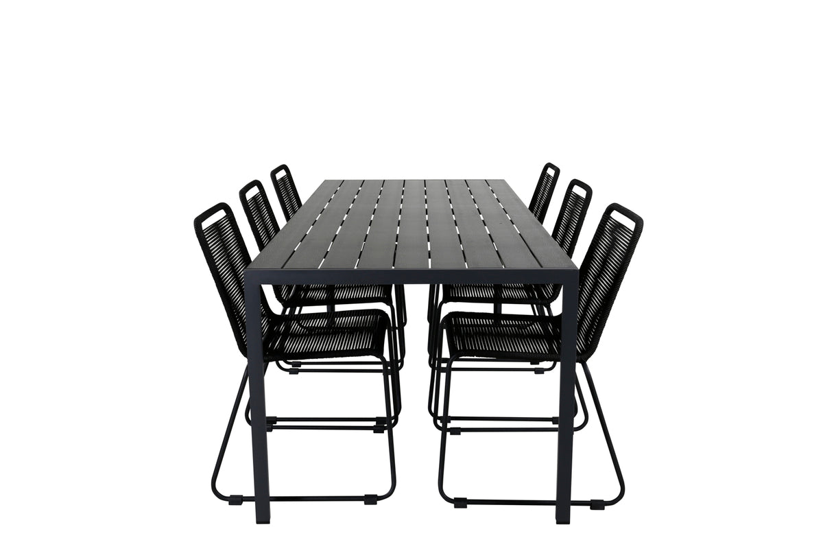 Venture Design Lindos & Break Matstolar 2-pack Svart +