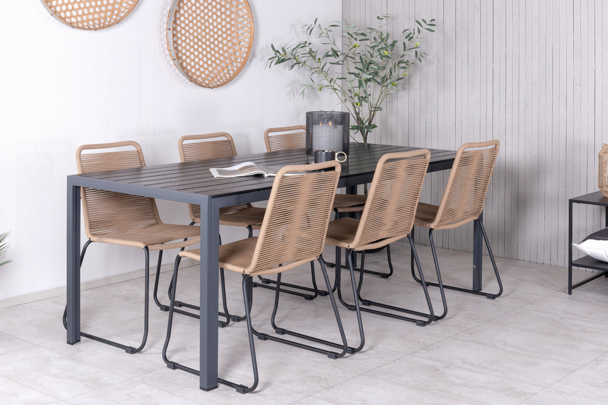 Venture Design Lindos & Break Matstolar Brun +