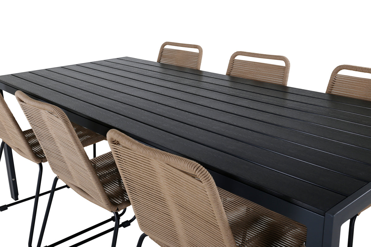 Venture Design Lindos & Break Matstolar Brun +