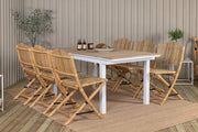 Venture Design Cane & Mexico Caféstolar Natur + Matbord 90x160/240