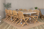 Venture Design Cane & Mexico Caféstolar Natur + Matbord 90x160/240