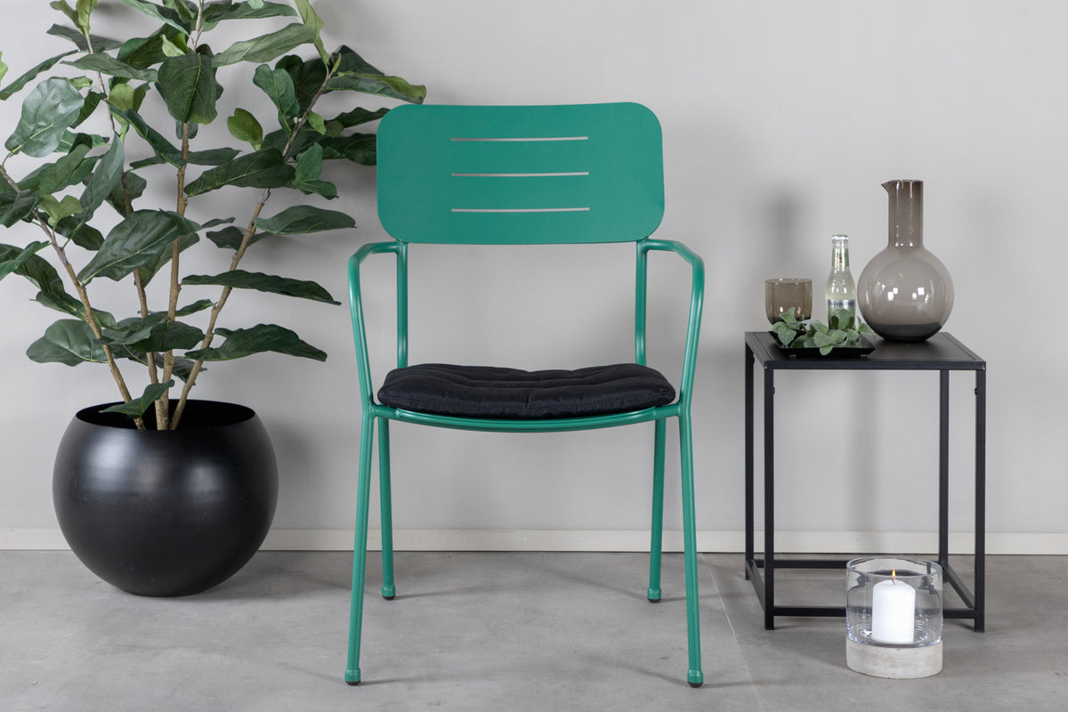 Venture Design Nicke & Marbella Matstolar Grön + Matbord 160x100x75